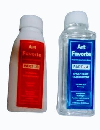 Epoxy Resin And Hardener For Artists 150-G Crystal Clear